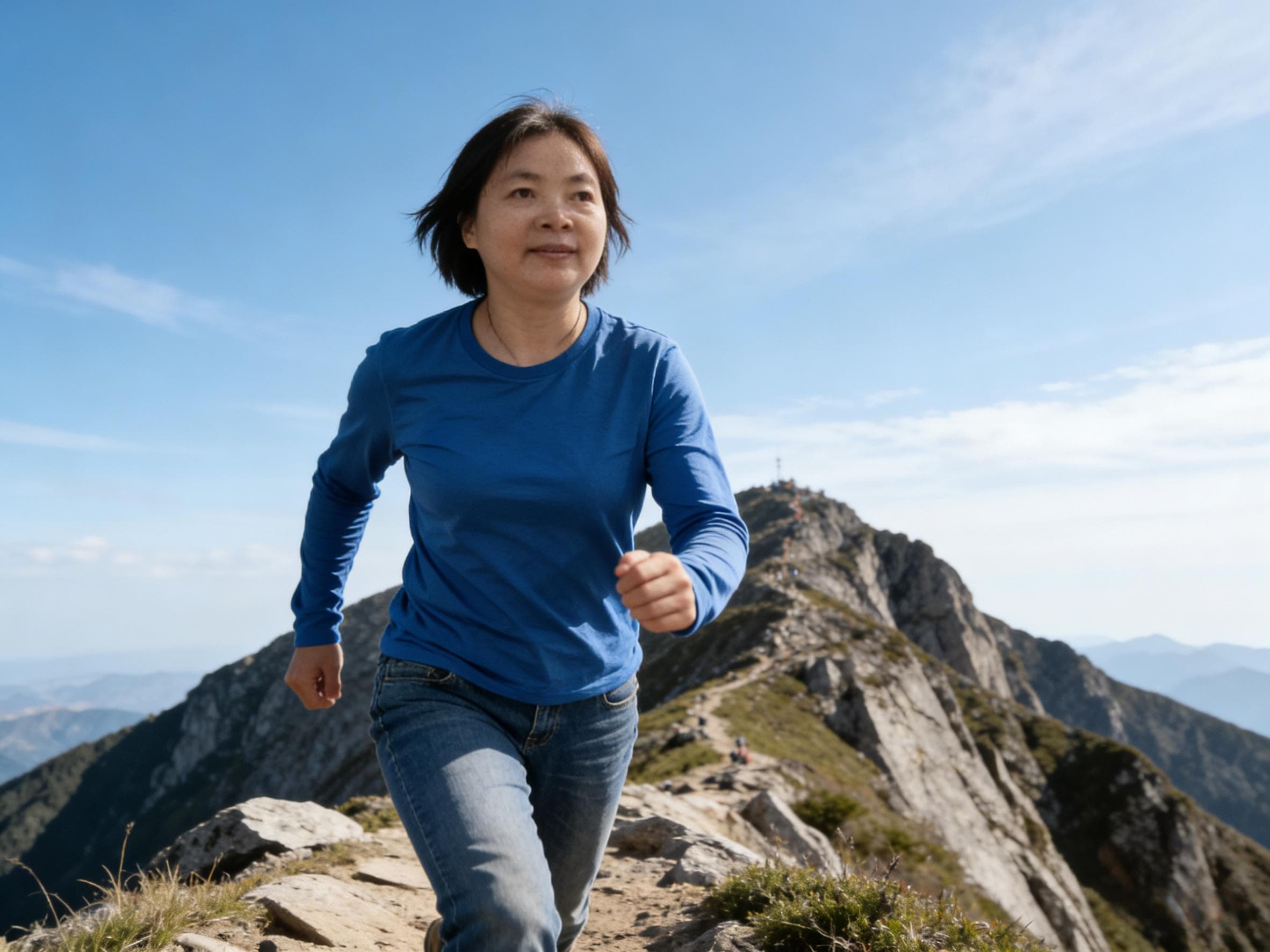 Life is like climbing a mountain. It may seem you’ve taken many detours, but you’ll eventually reach the top.